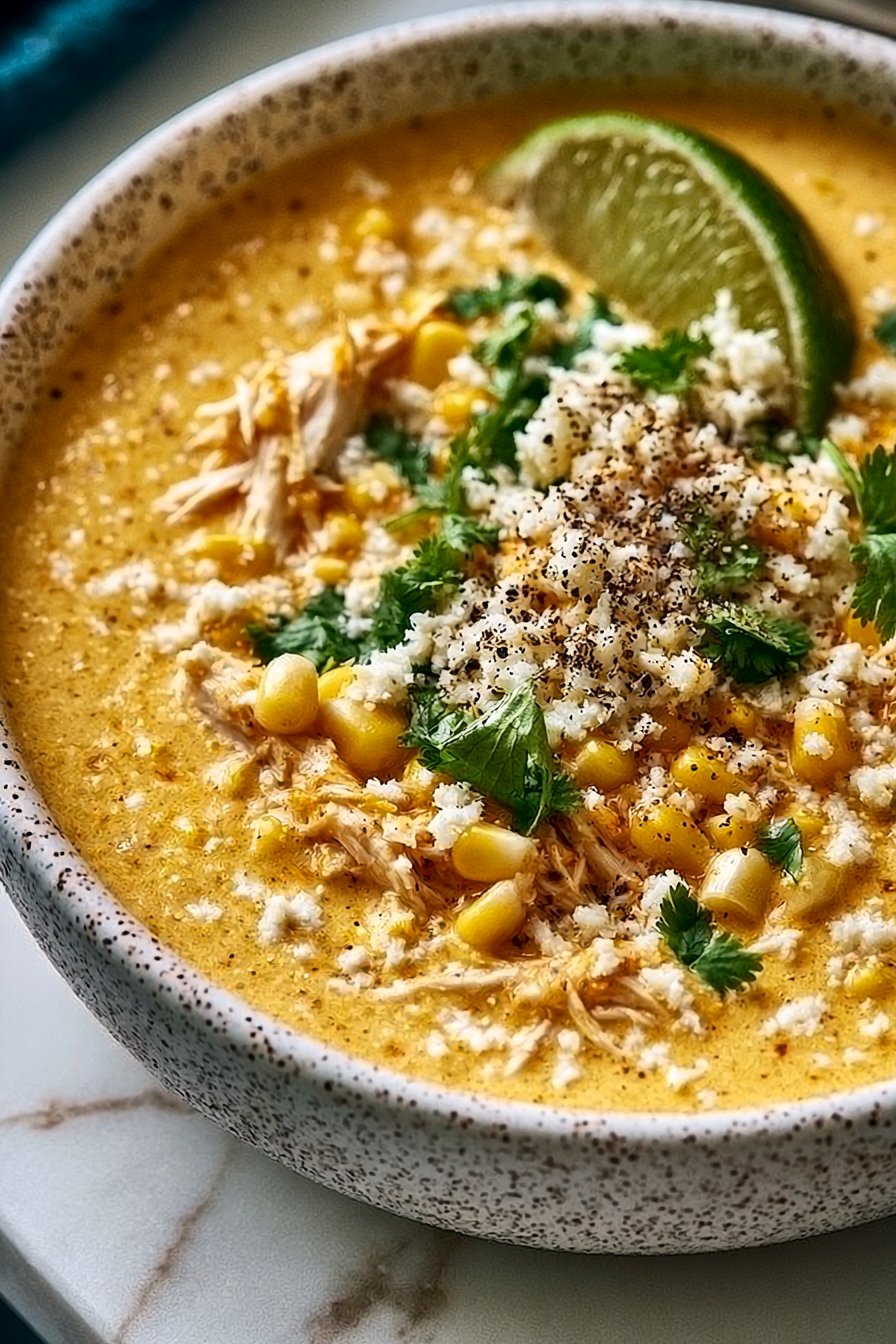 Creamy Mexican Street Corn Soup 1 Mexican Street Corn Soup