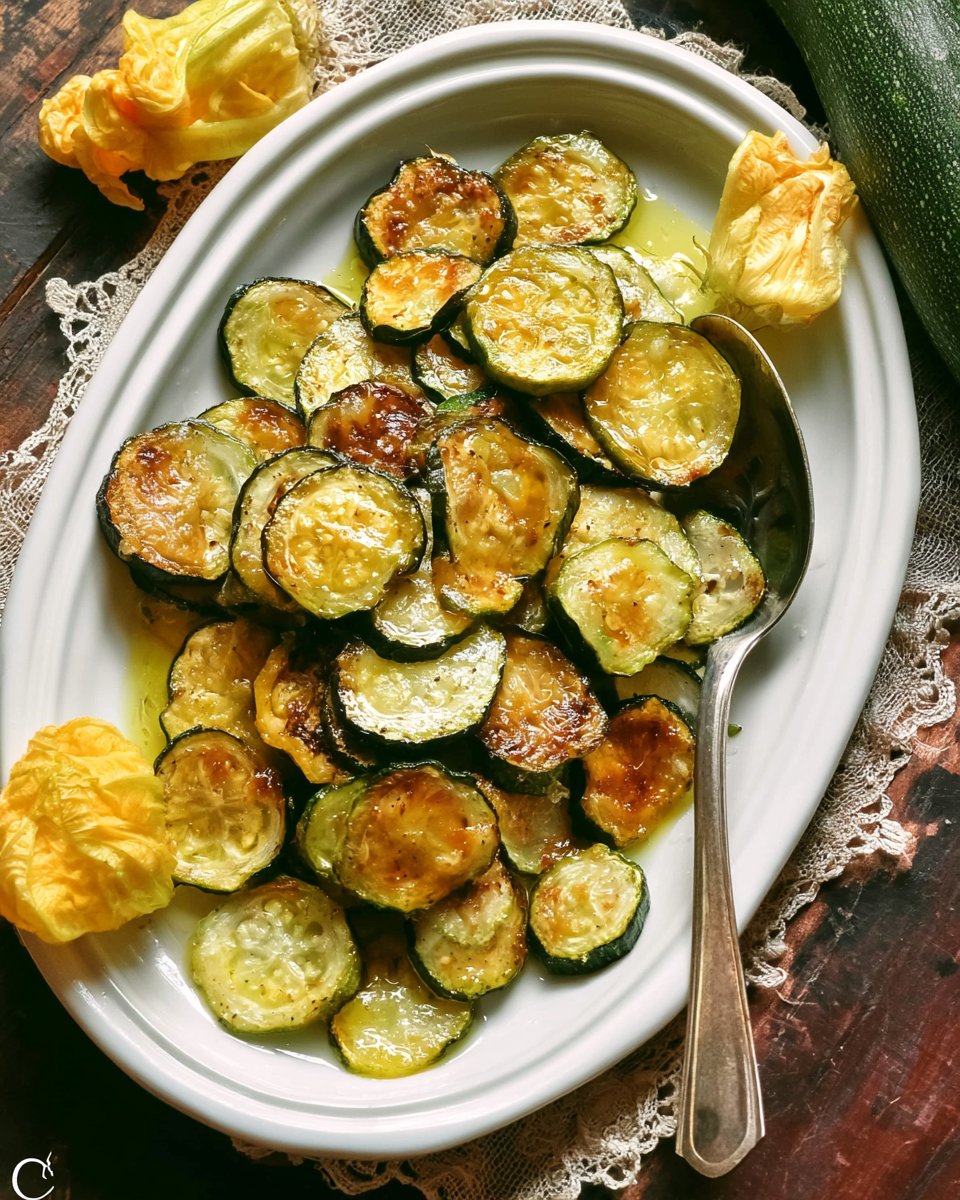 Zucchini Ofengemüse mit Parmesan