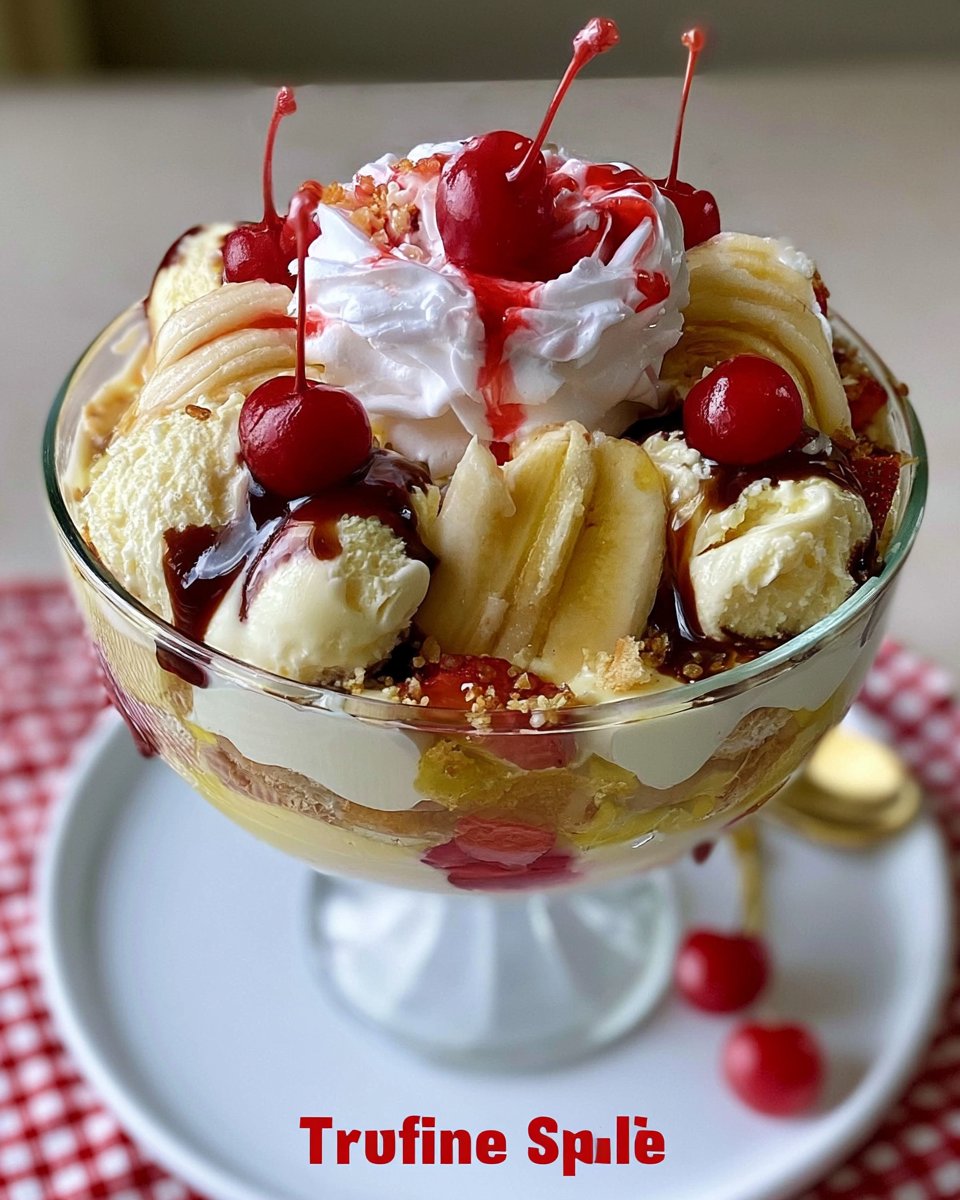 Banana Split Trifle