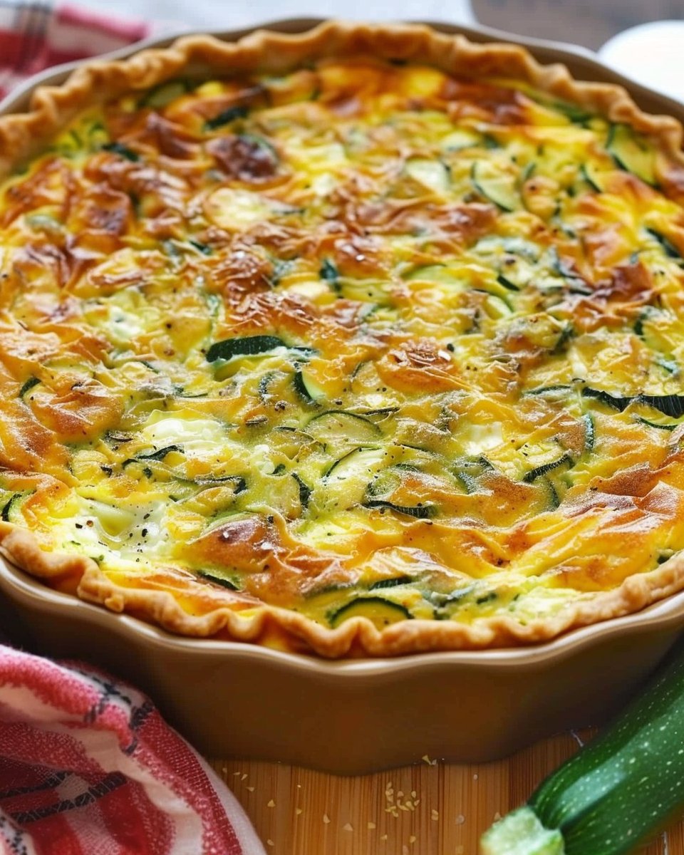 Cottage Cheese Zucchini Quiche