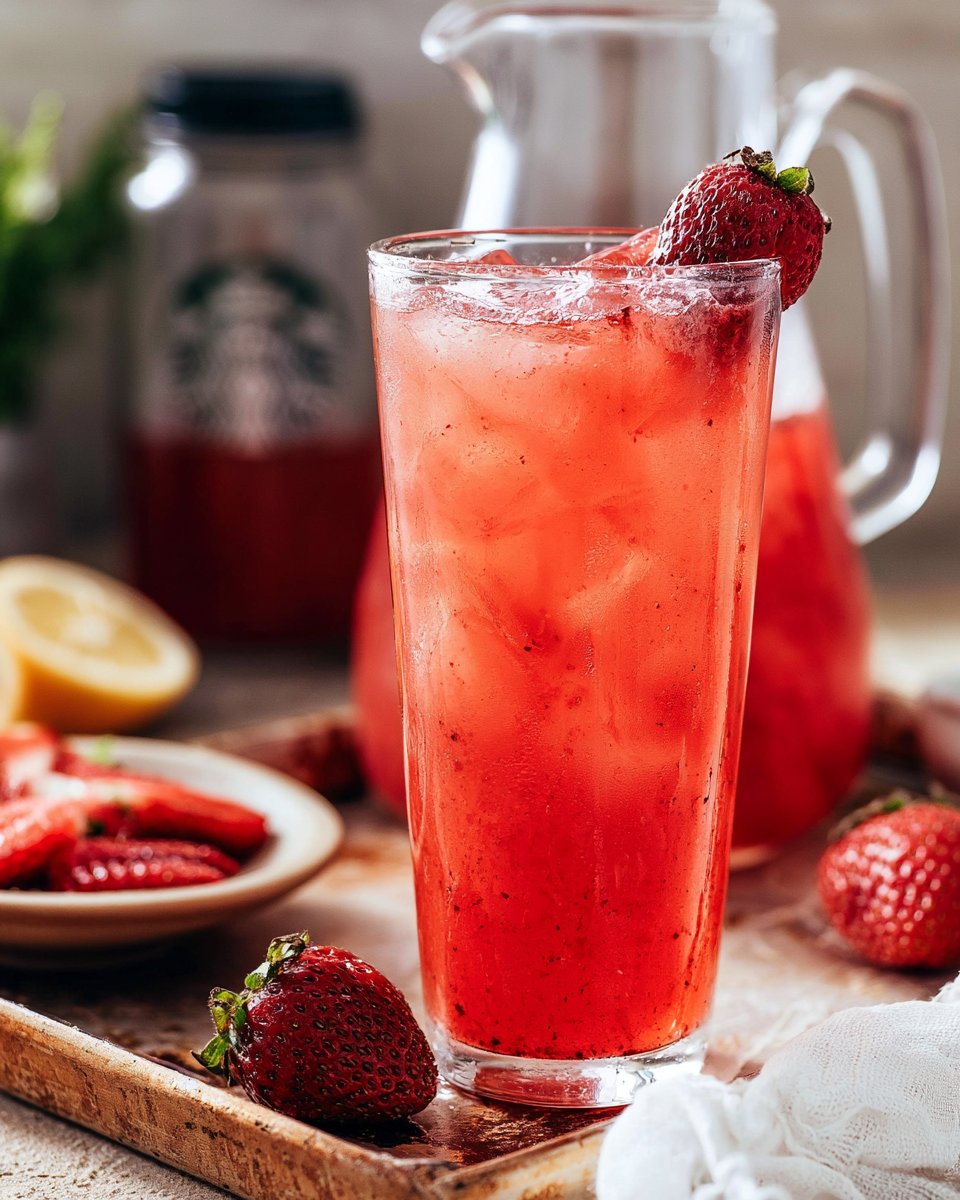 Starbucks Strawberry Acai Refresher (Copycat) - Dinner, then Dessert