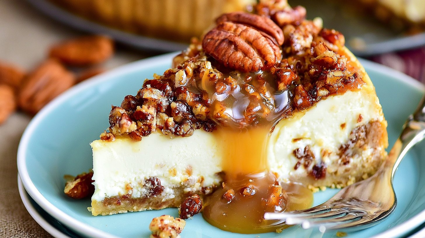 Pecan Praline Cheesecake