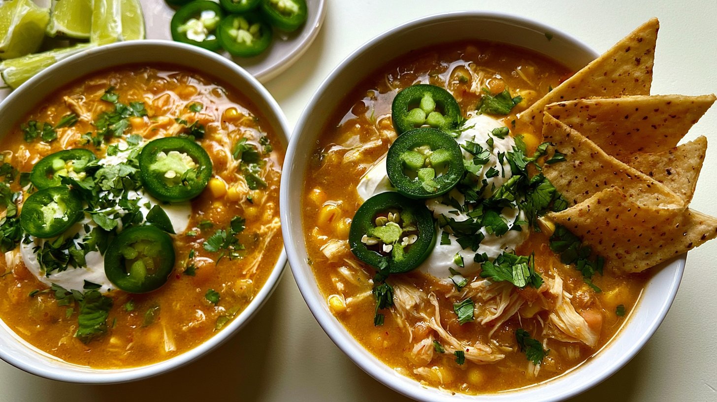 Easy Slow Cooker White Chicken Chili