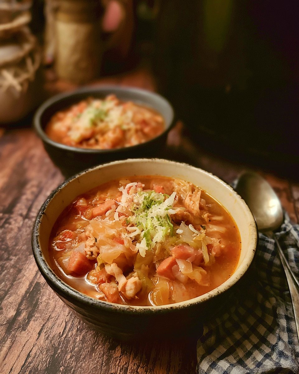 SLOW COOKER CABBAGE ROLL SOUP