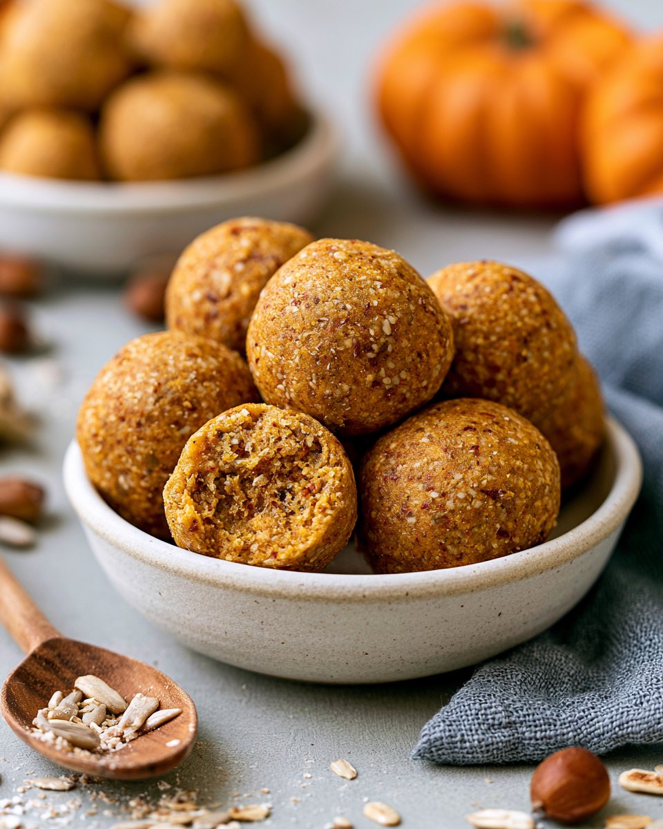 Easy Pumpkin Pie Energy Balls