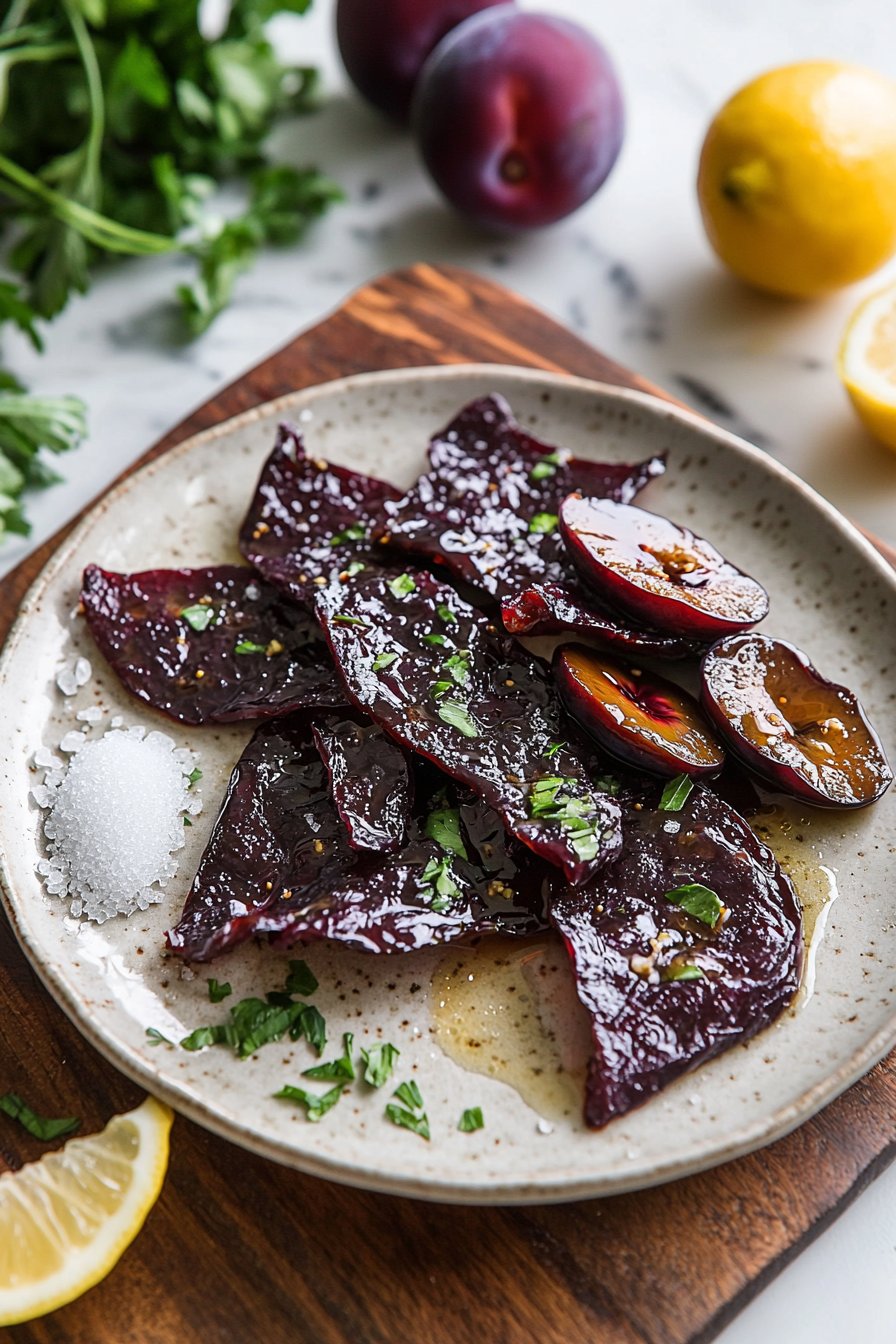 Plum Fruit Leather