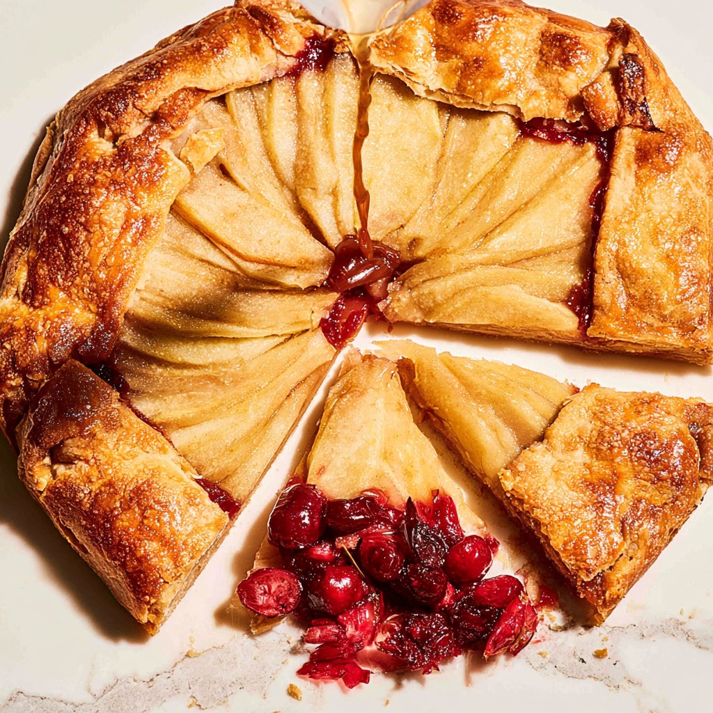Apple Cranberry Galette