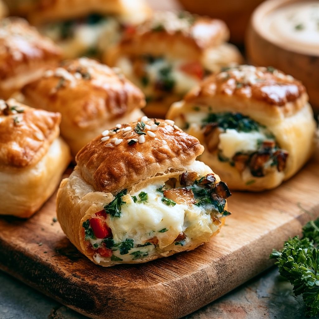 Crispy Puff Pastry Pockets