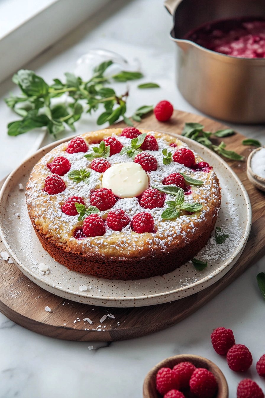 Himbeer-Kaffeekuchen