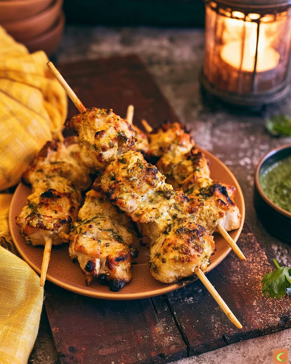 Creamy Chicken Malai Tikka in Air Fryer