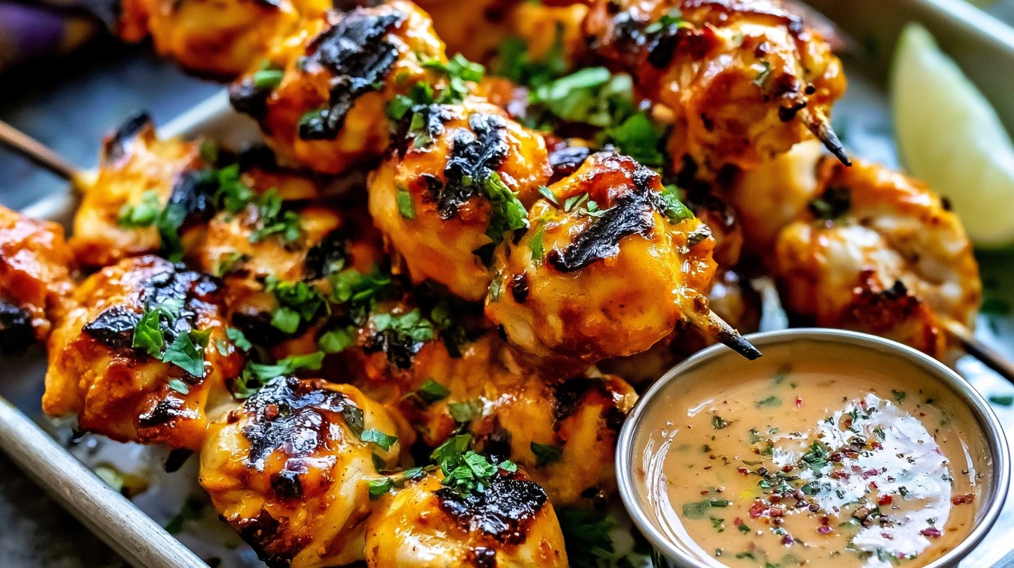 Creamy Sauce for Chicken Skewers