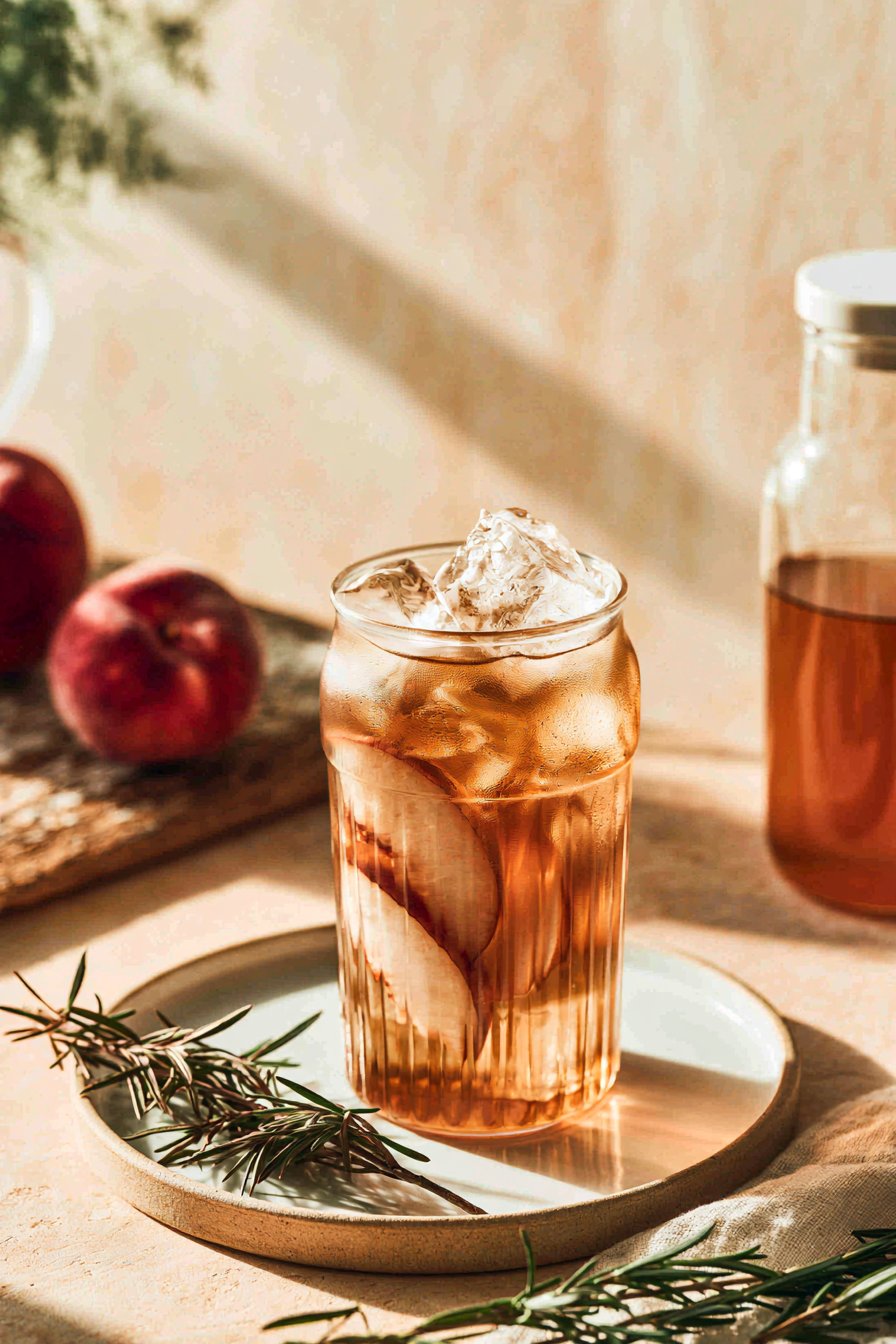 DIY Peach Iced Tea