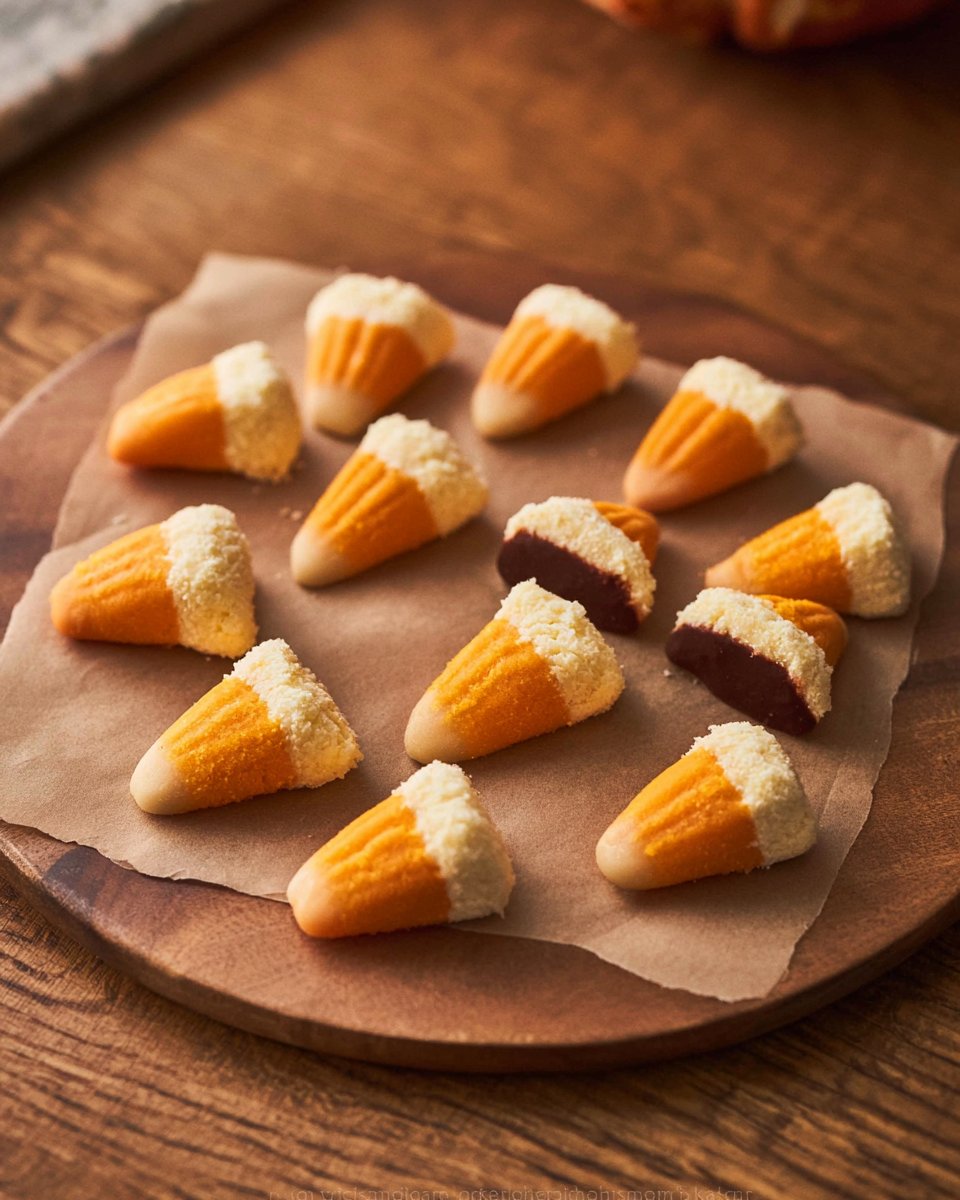 Crispy 20-Minute Copycat Candy Corn Cookies