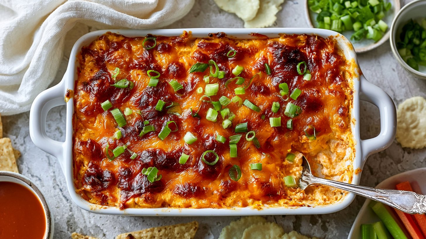 Cottage Cheese Buffalo Chicken Dip
