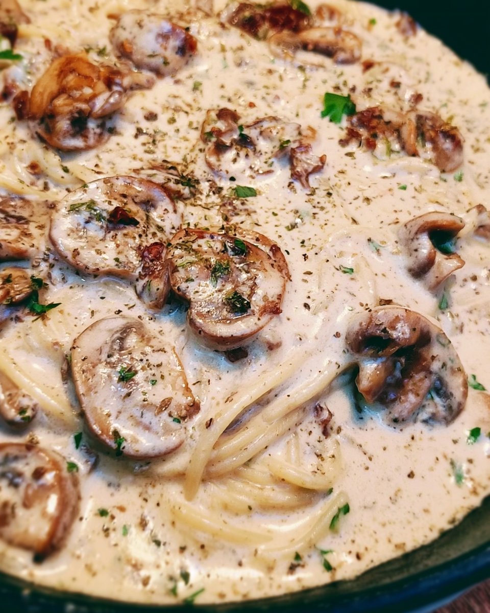 Creamy Mushroom Pasta Recipe