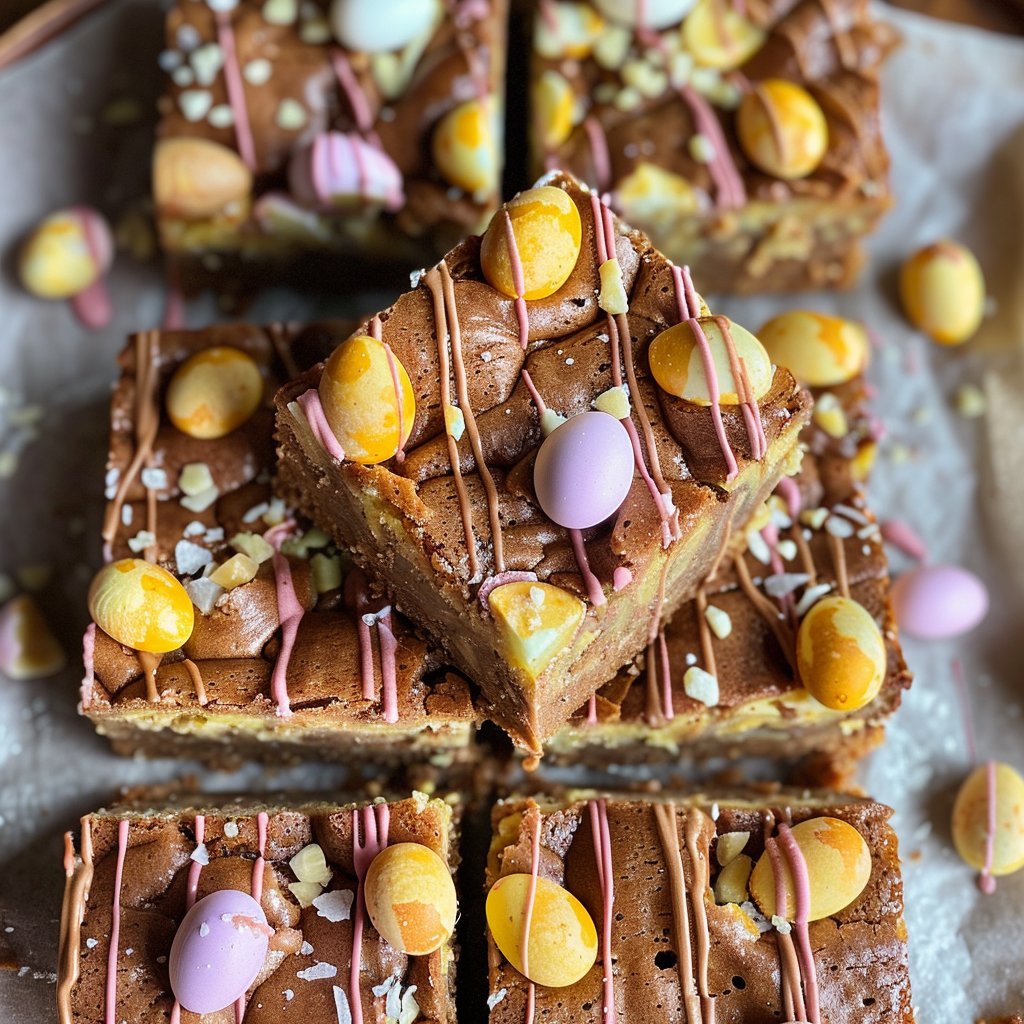 Mini Egg Chocolate Blondies