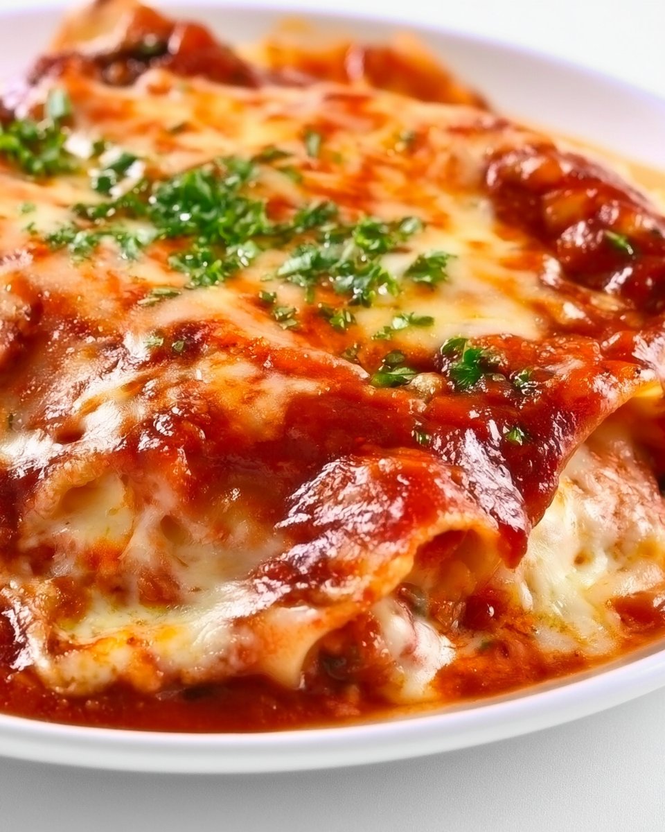 Cheese Stuffed Manicotti