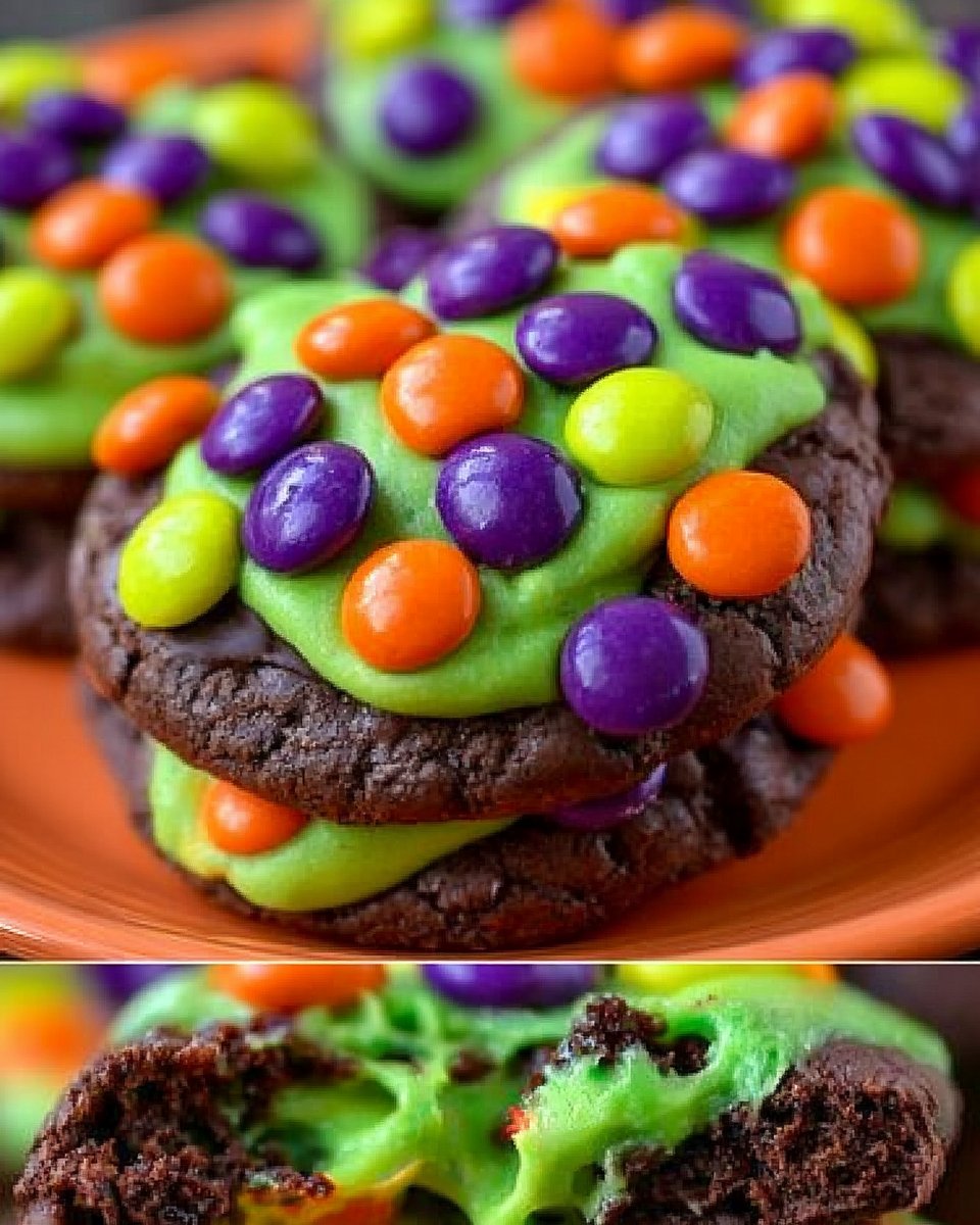 Homemade Chocolate Halloween Cookies