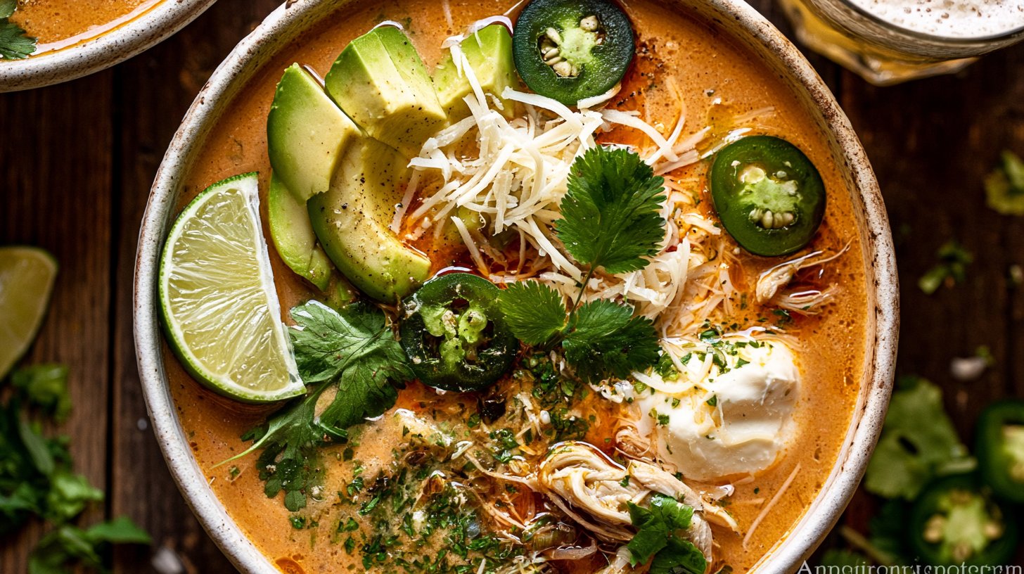 Keto Chicken Tortilla Soup