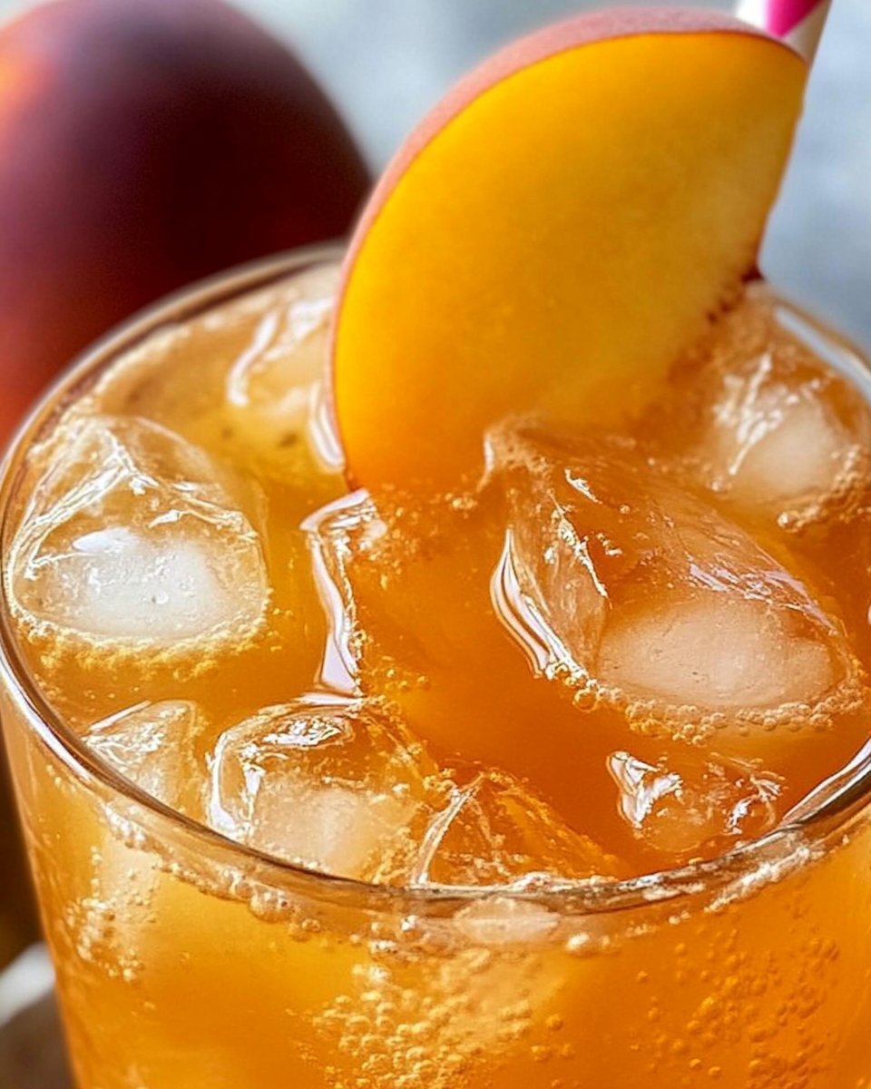 Homemade Peach Tea