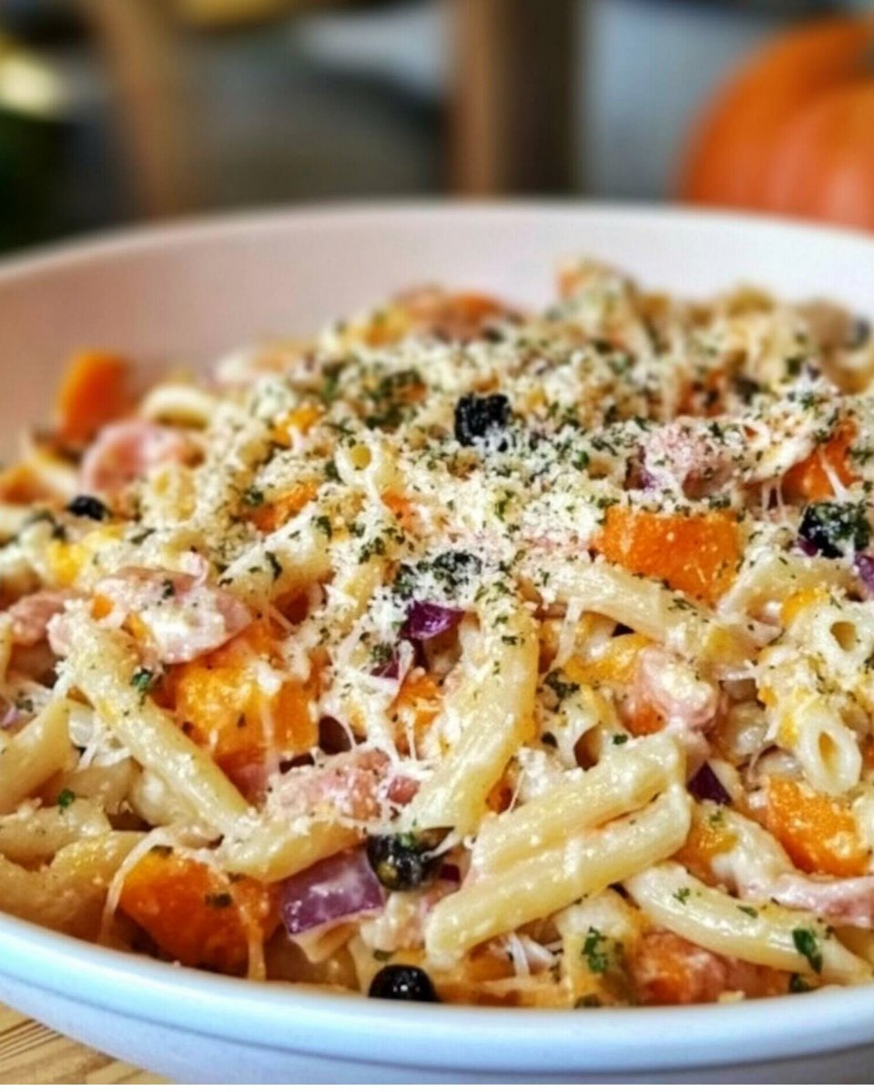 UpChuckin' Pumpkin Loaded Pasta Salad