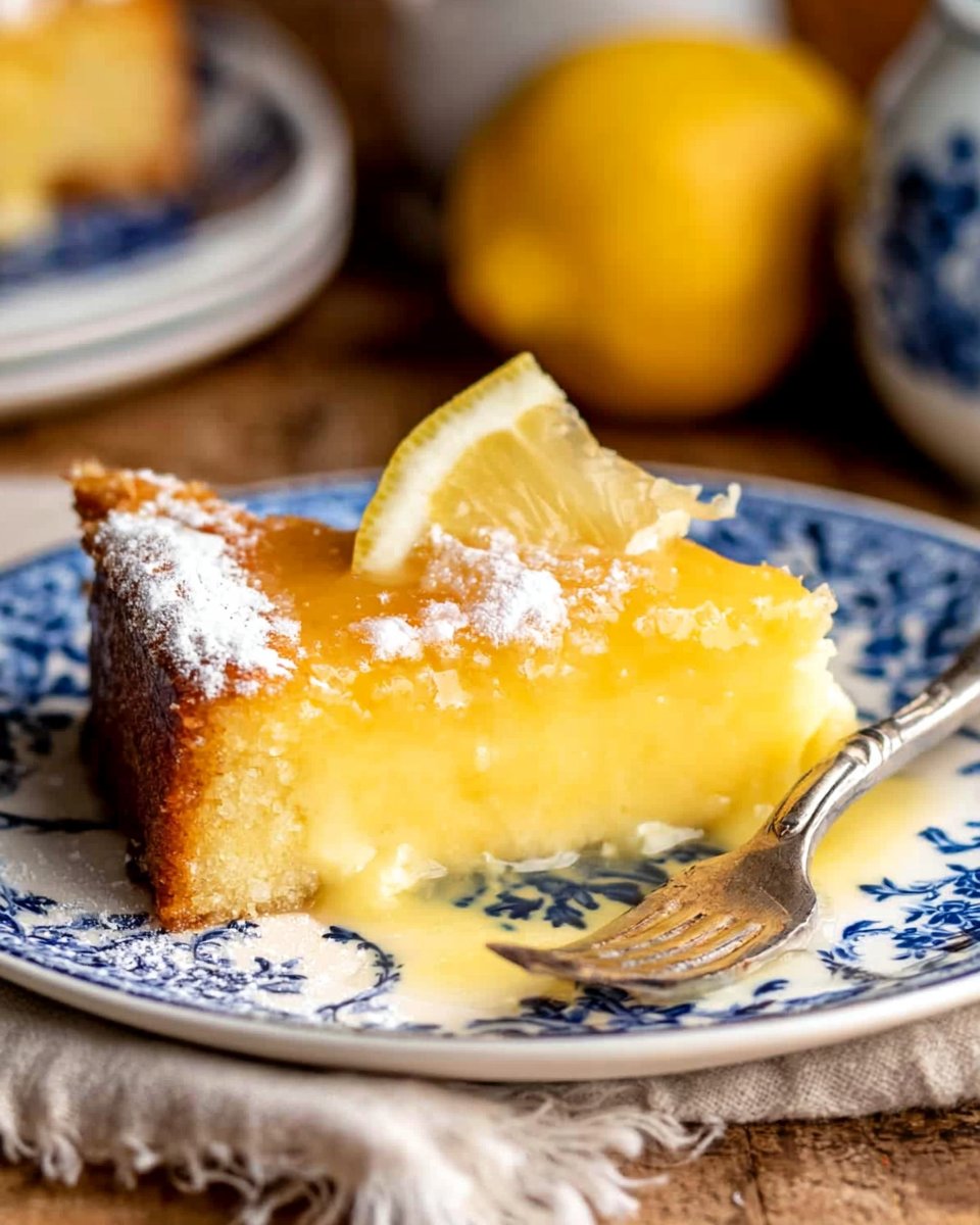 Lemon Gooey Butter Cake