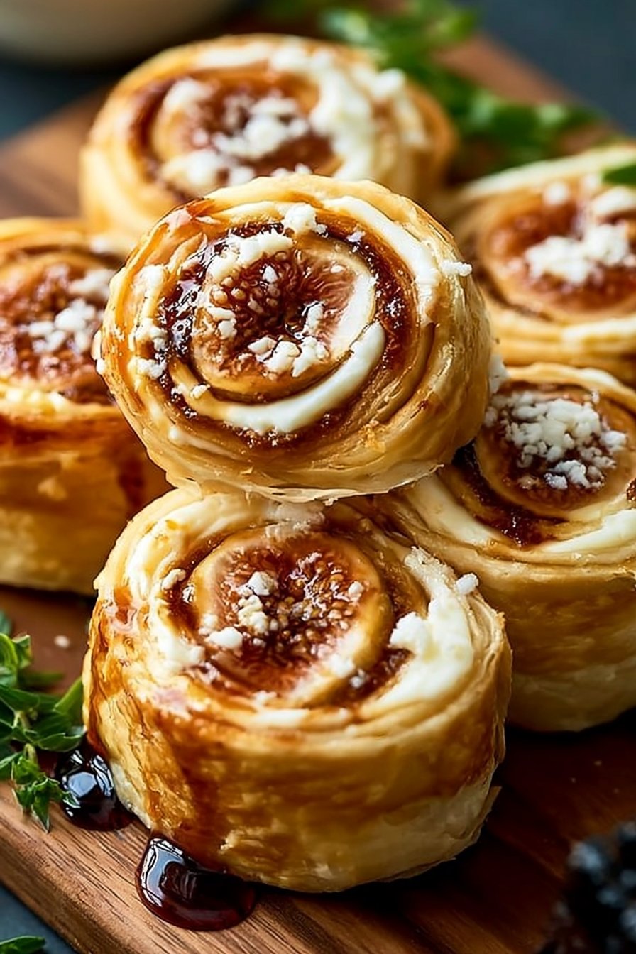 Fig & Goat Cheese Pinwheels: Elegant Appetizer Recipe 2 Fig and Goat Cheese Pinwheels