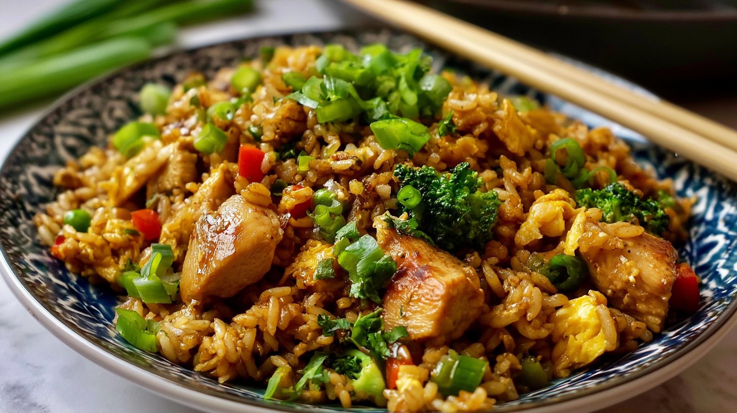 Homemade Teriyaki Chicken Fried Rice