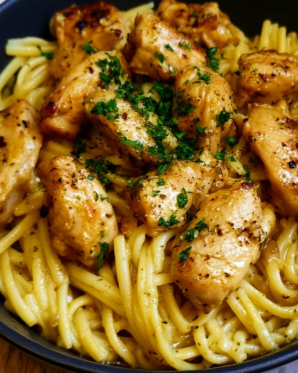 Garlic Butter Chicken Pasta