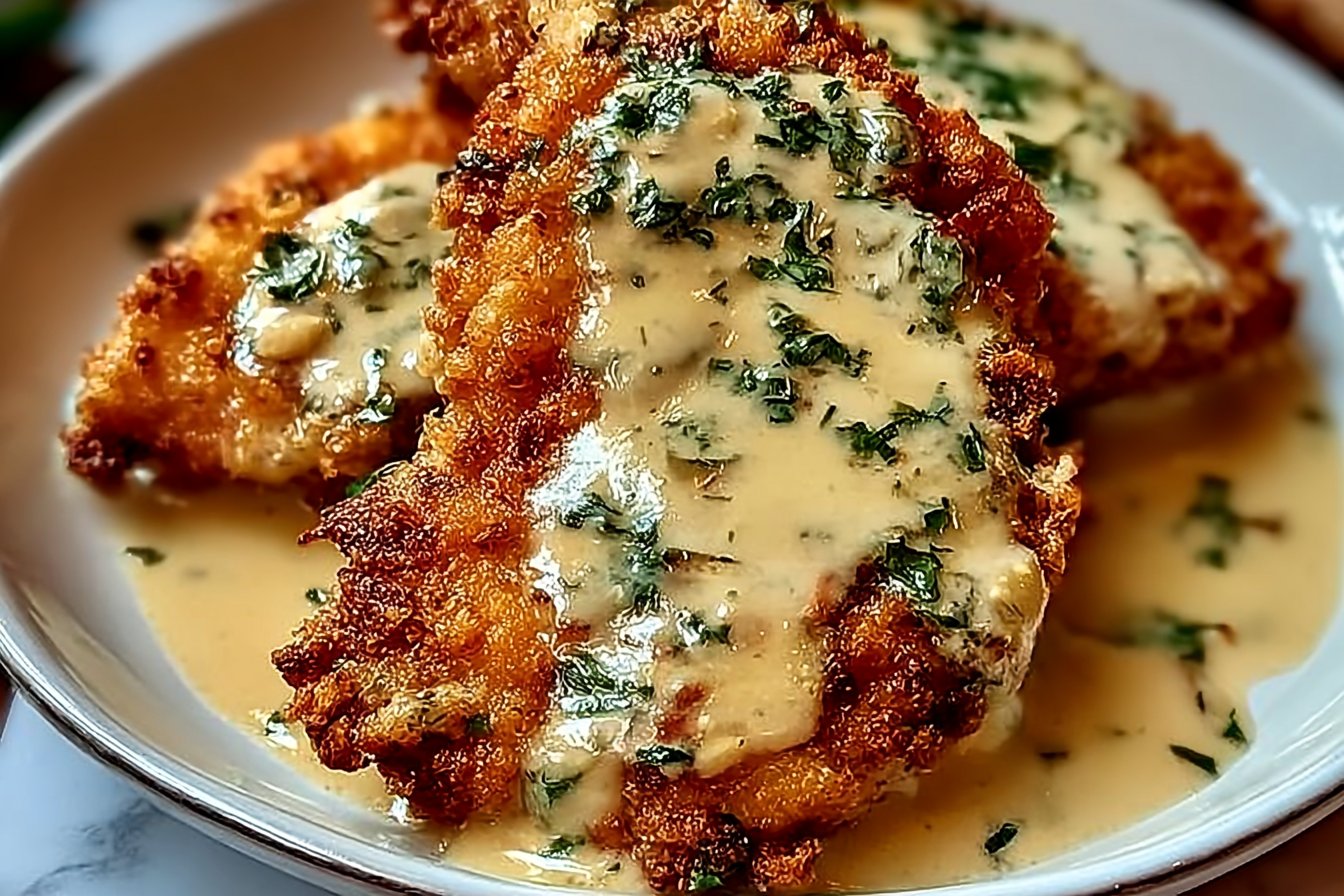Crispy Parmesan Chicken with a Rich Garlic Sauce for an Irresistible Chicken Dinner 2 Crispy Parmesan Chicken with a Rich Garlic Sauce for an Irresistible Chicken Dinner