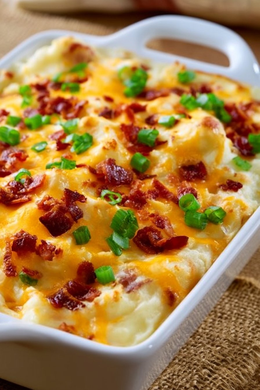 Loaded Mashed Potato Casserole