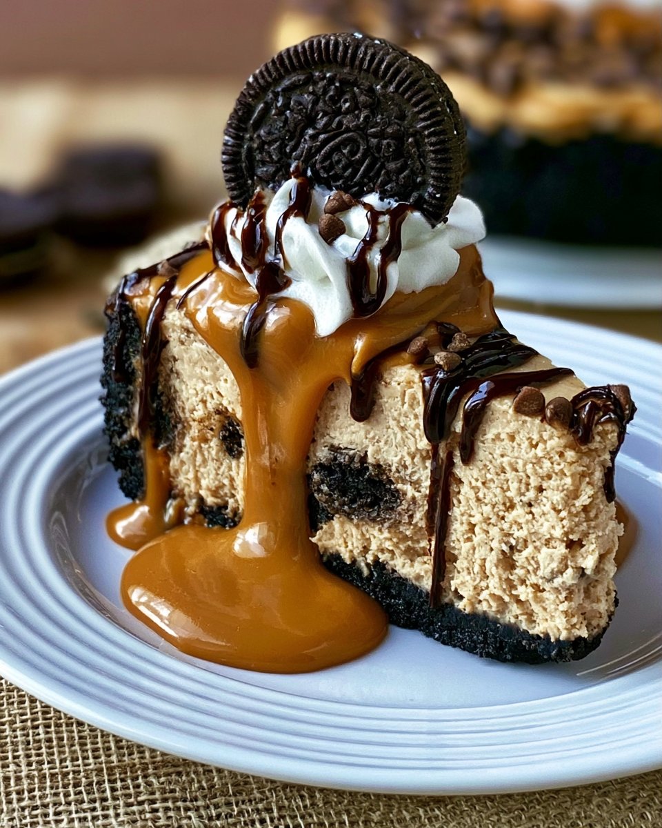 Peanut Butter Oreo Cheesecake