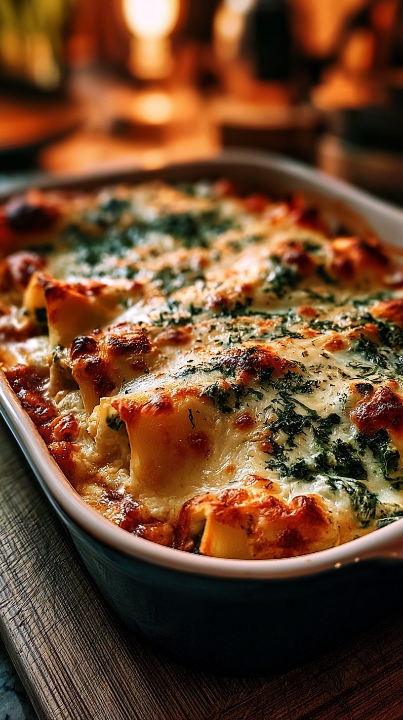 Spinat-Ricotta-Cannelloni