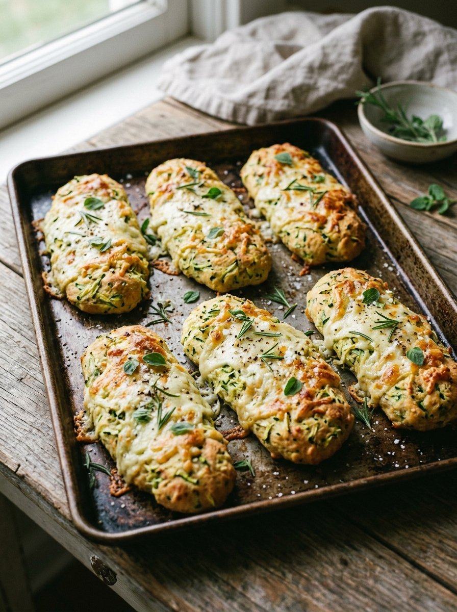 Easy Zucchini Breadsticks