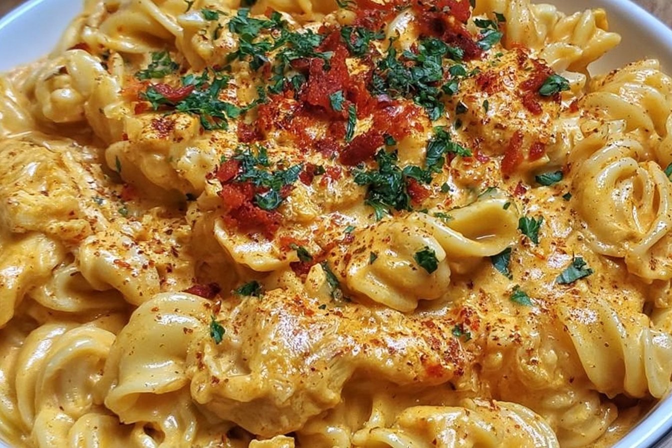 Creamy Spicy Buffalo Chicken Pasta