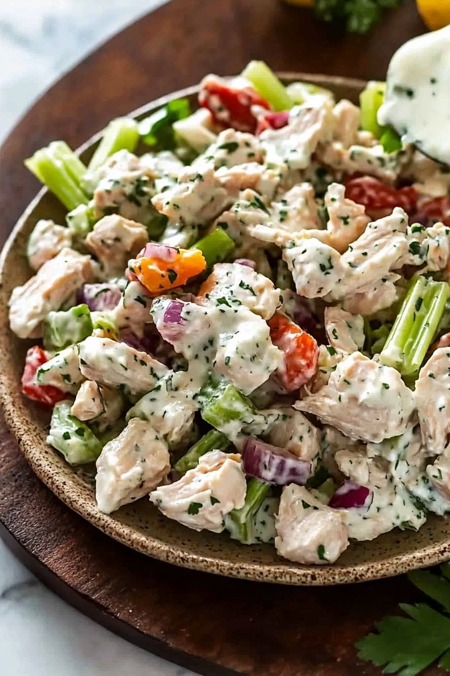 Best Ever High Protein Chicken Salad
