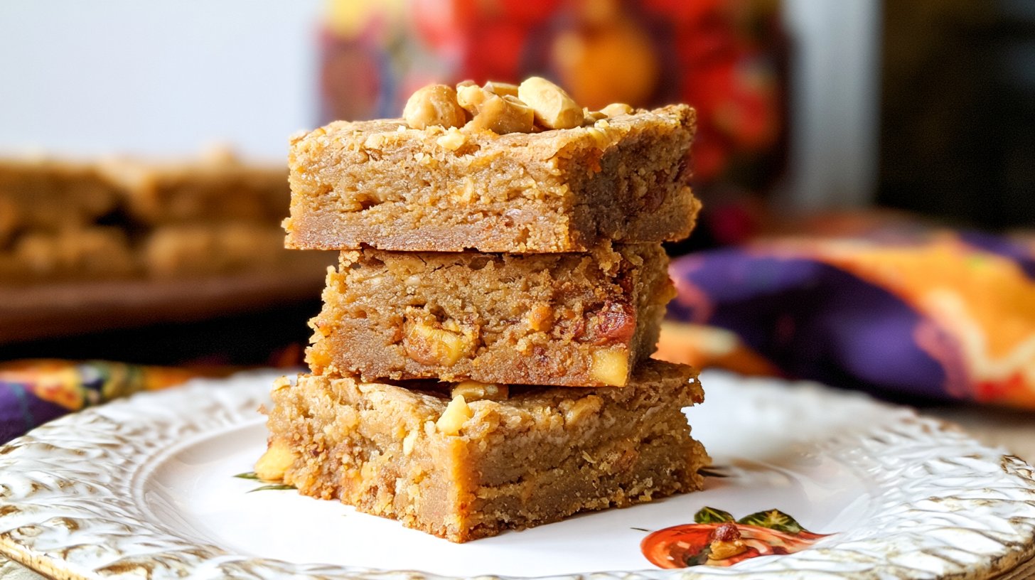 Peanut Butter Blondies