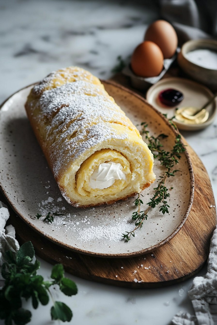 Soft Vanilla Swiss Roll
