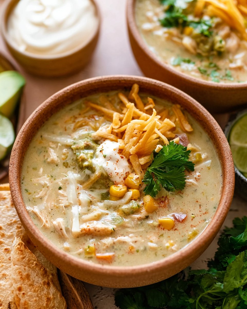 Green Chicken Enchilada Soup