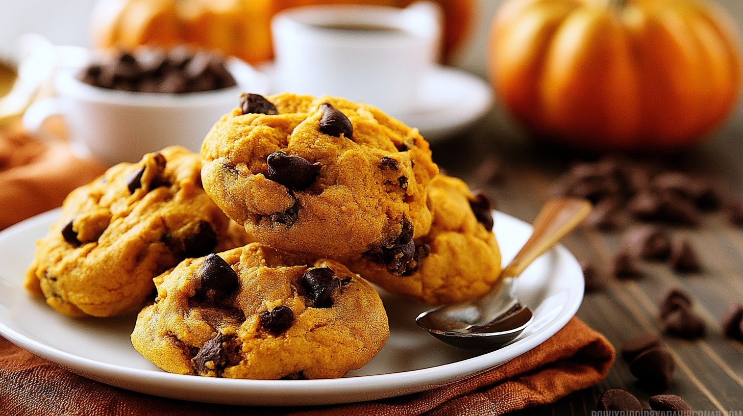 Cake Mix Pumpkin Chocolate Chip Cookies