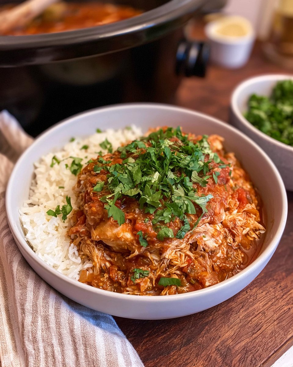 5-Ingredient Crockpot Salsa Chicken