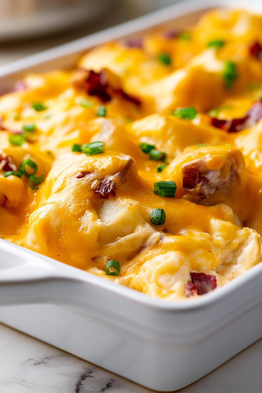 Kielbasa Pierogi Casserole