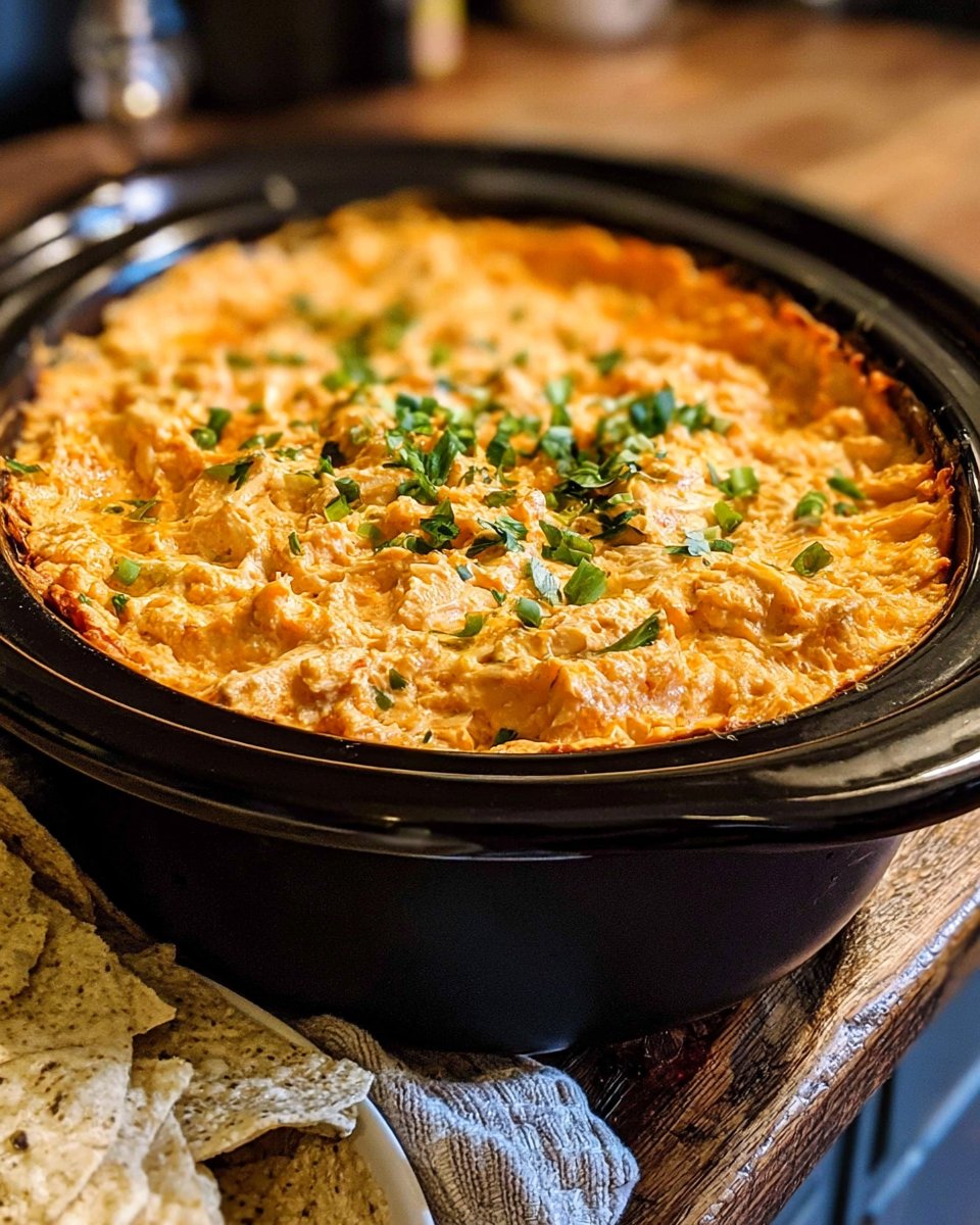 Crock Pot Buffalo Chicken Dip