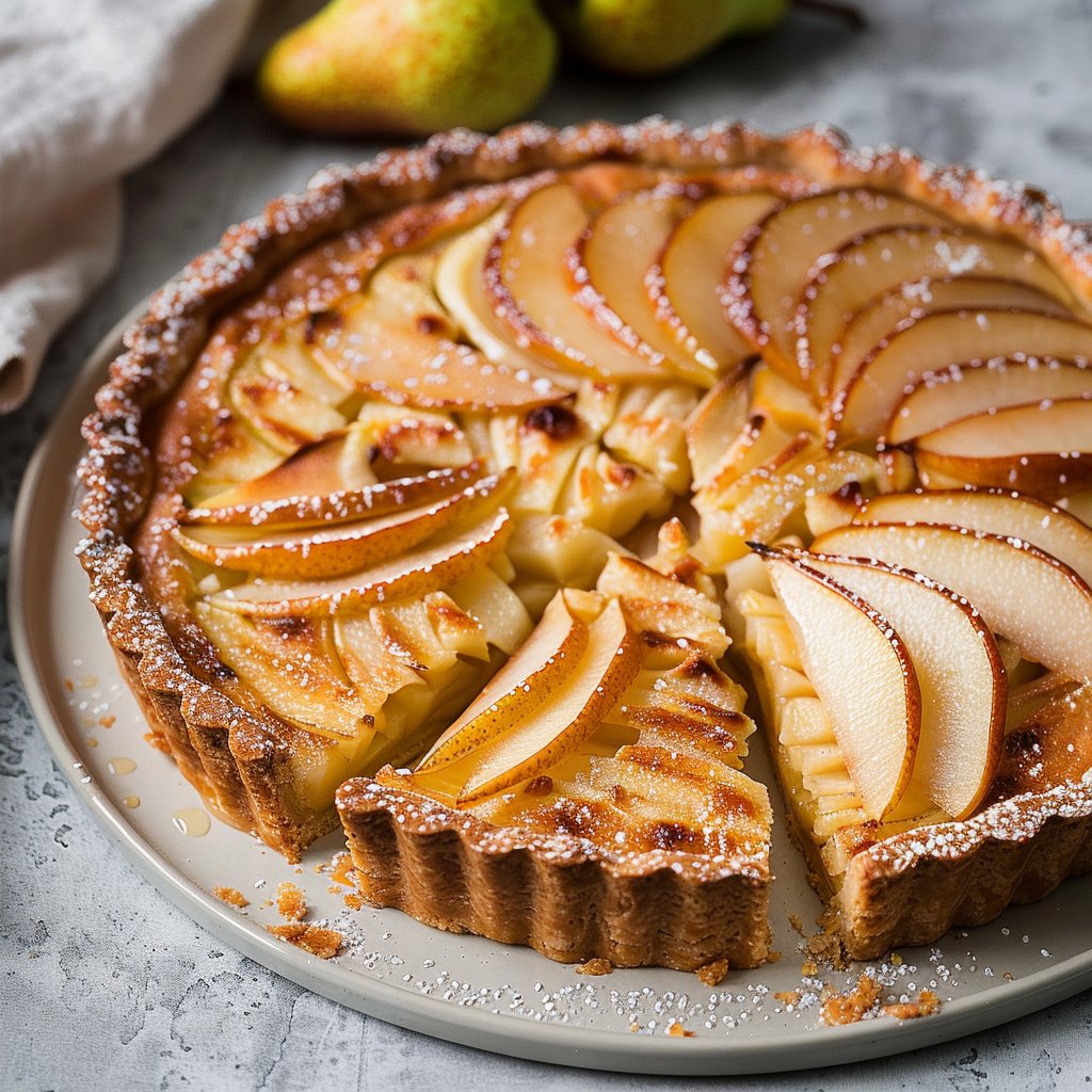Pear Frangipane Tart