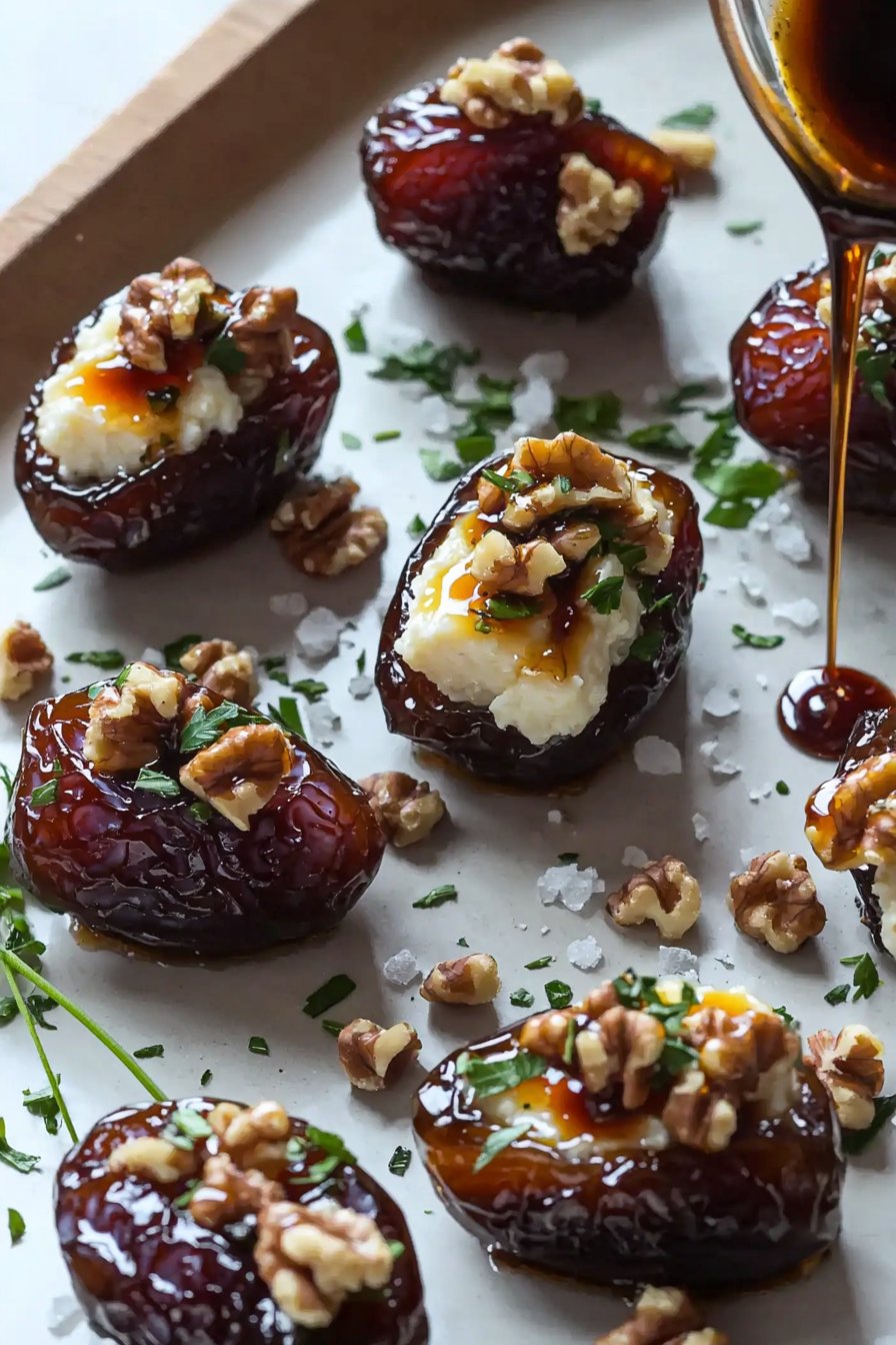 Goat Cheese Stuffed Dates