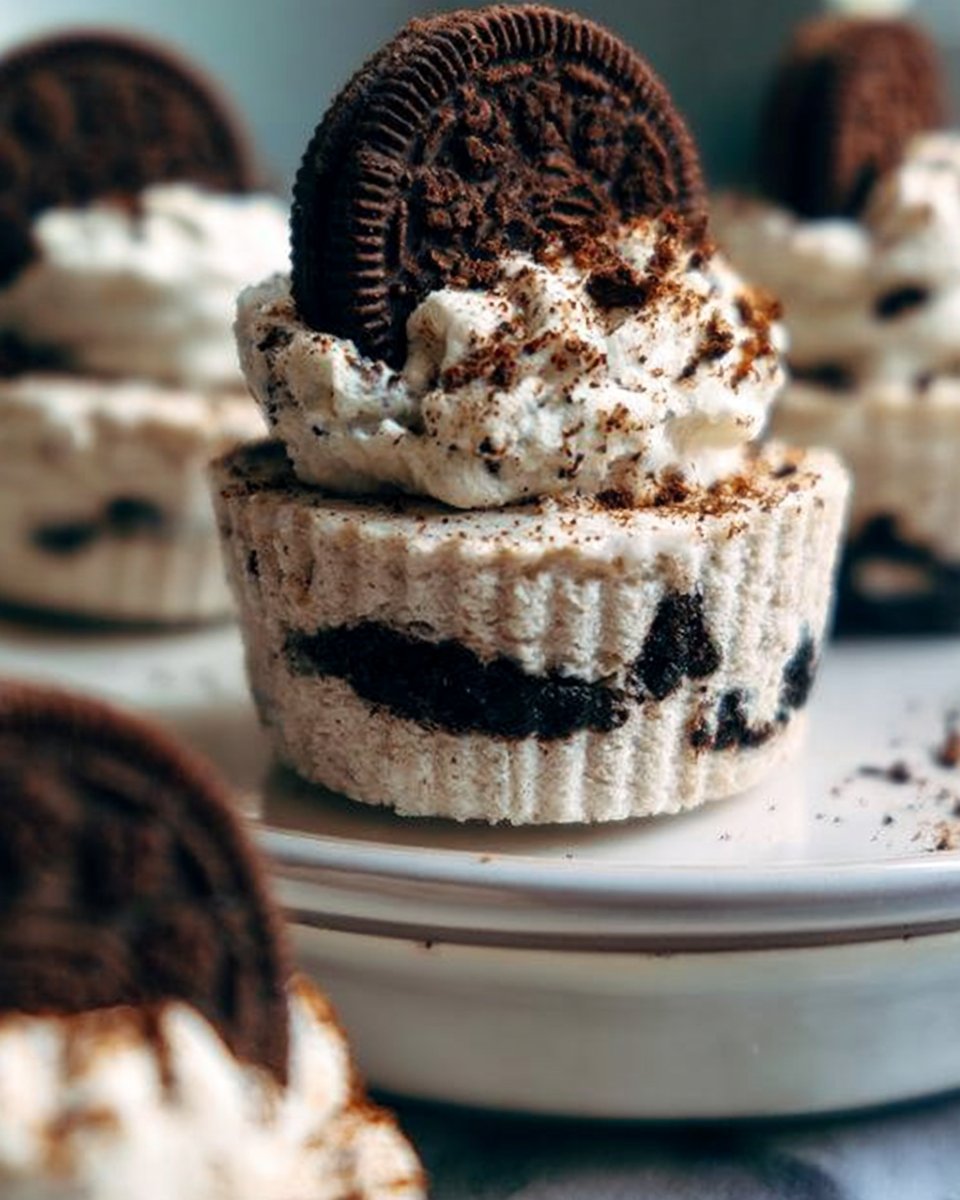 Healthy No-Bake Oreo Cheesecake Bites