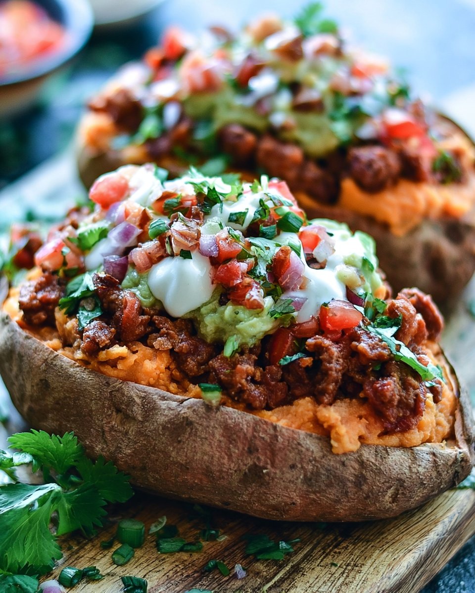 Taco Stuffed Sweet Potatoes Recipe for Whole30
