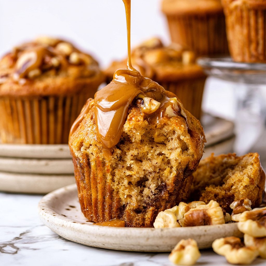 Peanut Butter Banana Muffins