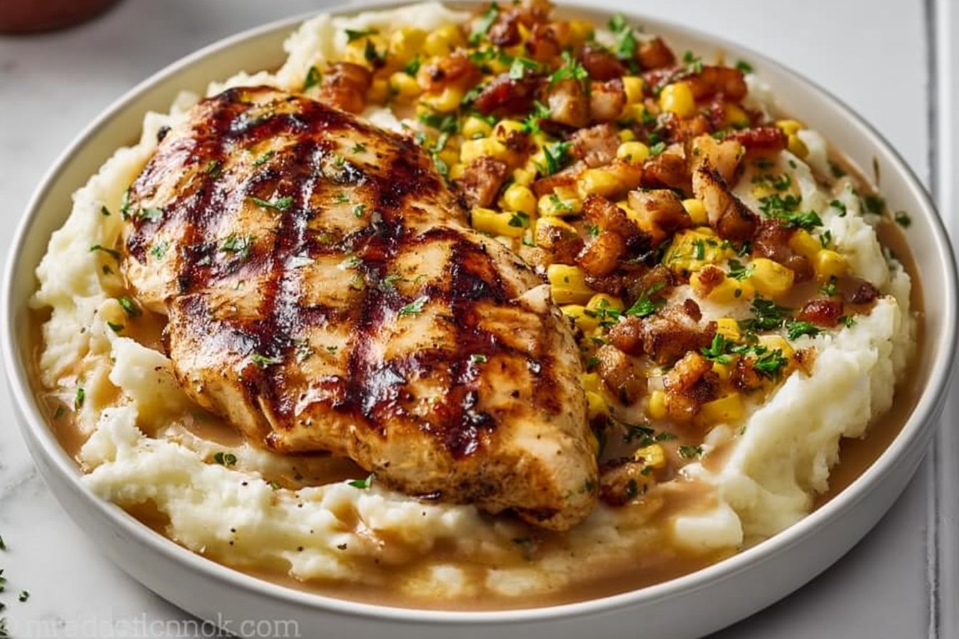 Grilled Chicken Mashed Potatoes Bowls Recipe 2 Juicy Grilled Chicken Mashed Potato Bowls