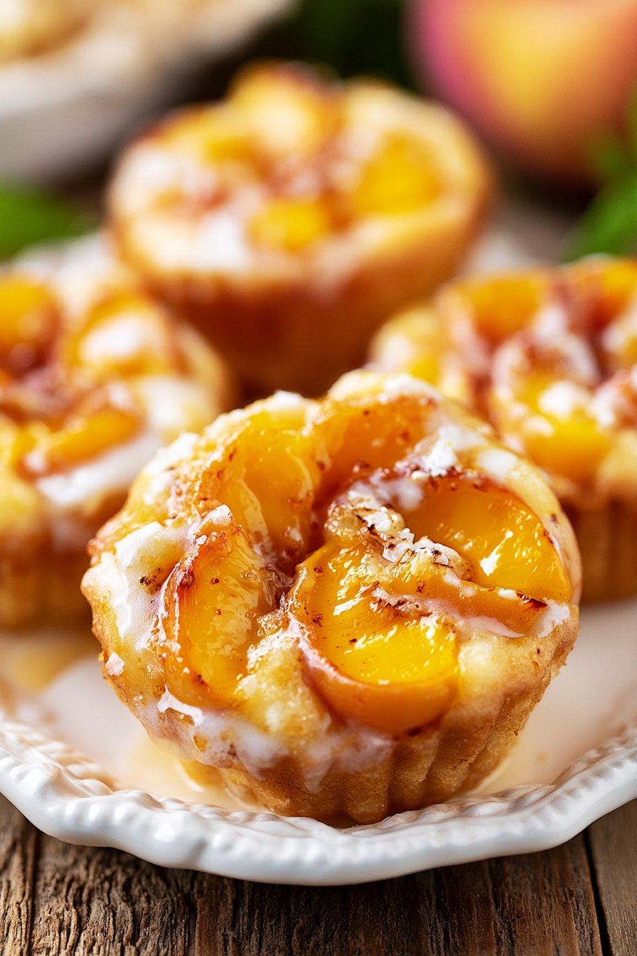 Best Baking Recipes | These mini peach cups come together with just two ingredients and a muffin pan | Facebook